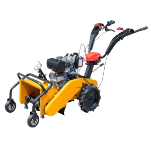 DB98 - Débroussailleuse à fléau 3 axes diesel 6 HP et déchiqueteuse